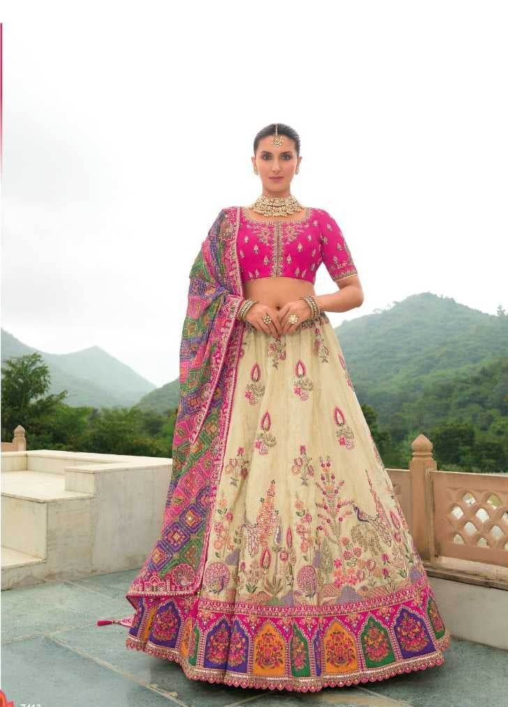 Silk Embroidered Lehenga for Elegant Traditional Wear - MYLUXURY LANE ENTERPRISE